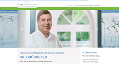 Desktop Screenshot of dr-gruebmeyer.de