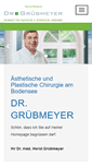 Mobile Screenshot of dr-gruebmeyer.de